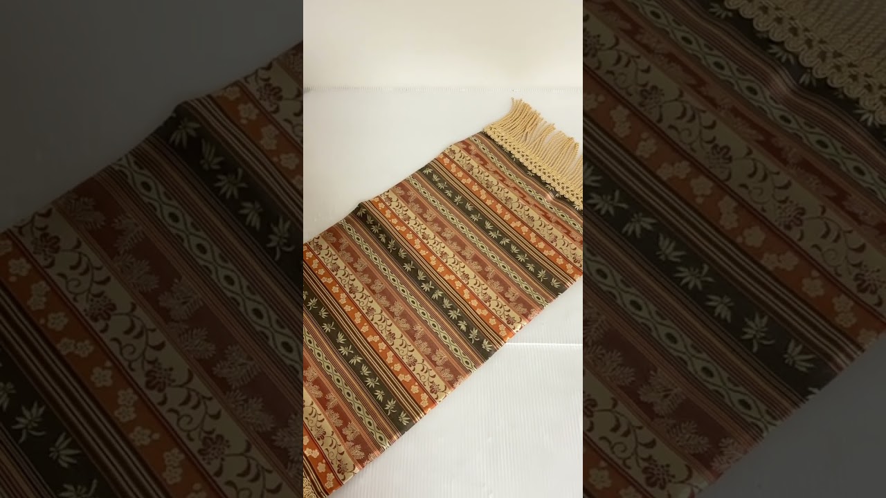 川島織物♪瑞祥小紋テーブルセンター♪正絹♪未使用自宅保管品♪箱なし