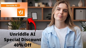 Unriddle AI Special Discount  40% Off Use Code #unriddle ai
