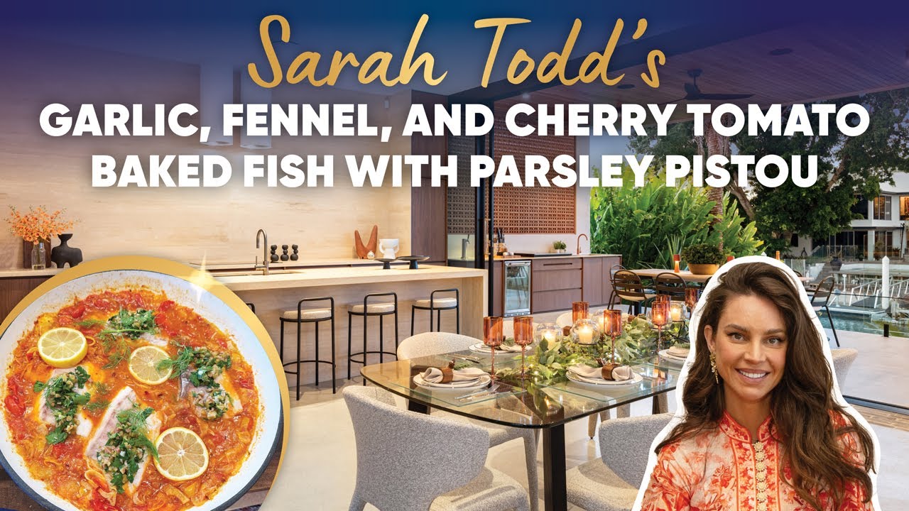 Запечённая рыба с чесноком, фенхелем и помидорами черри от Сары Тодд | Лотерея Mater Prize Home №...