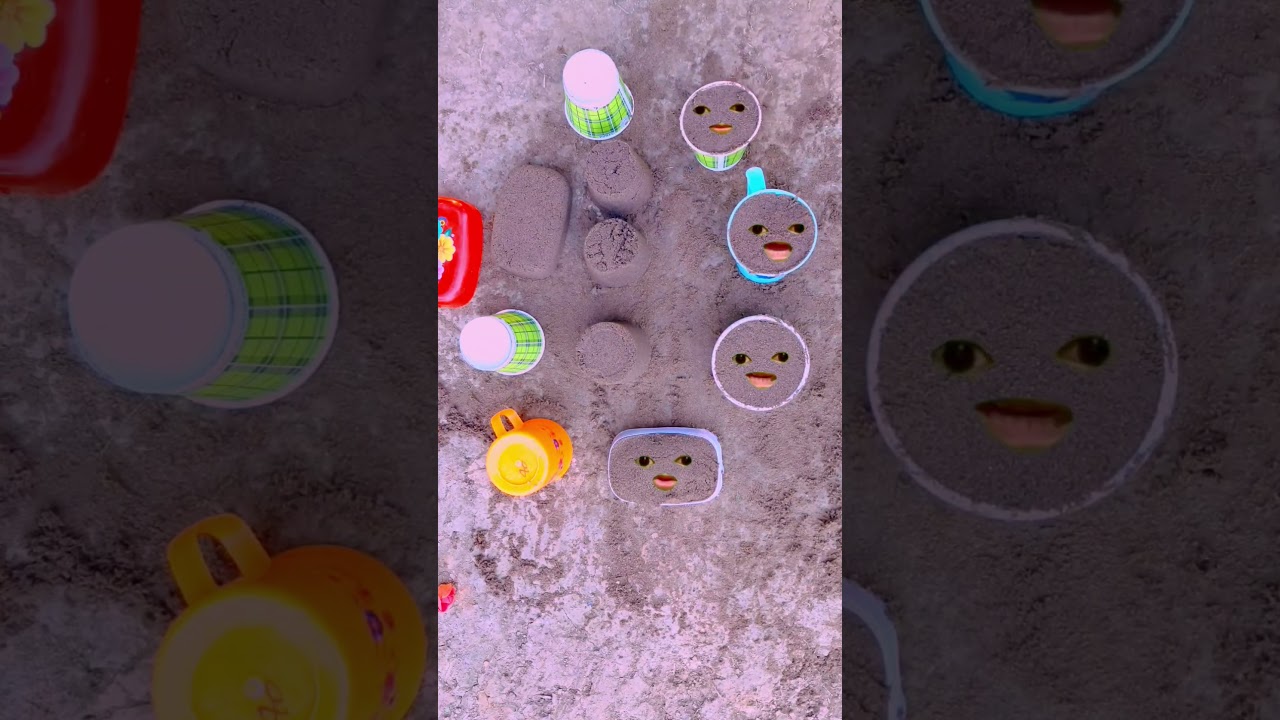 30 Second of Satisfying with Colourful Sand Cake ST Making ASMR video  Relaxing with Colourful Sand