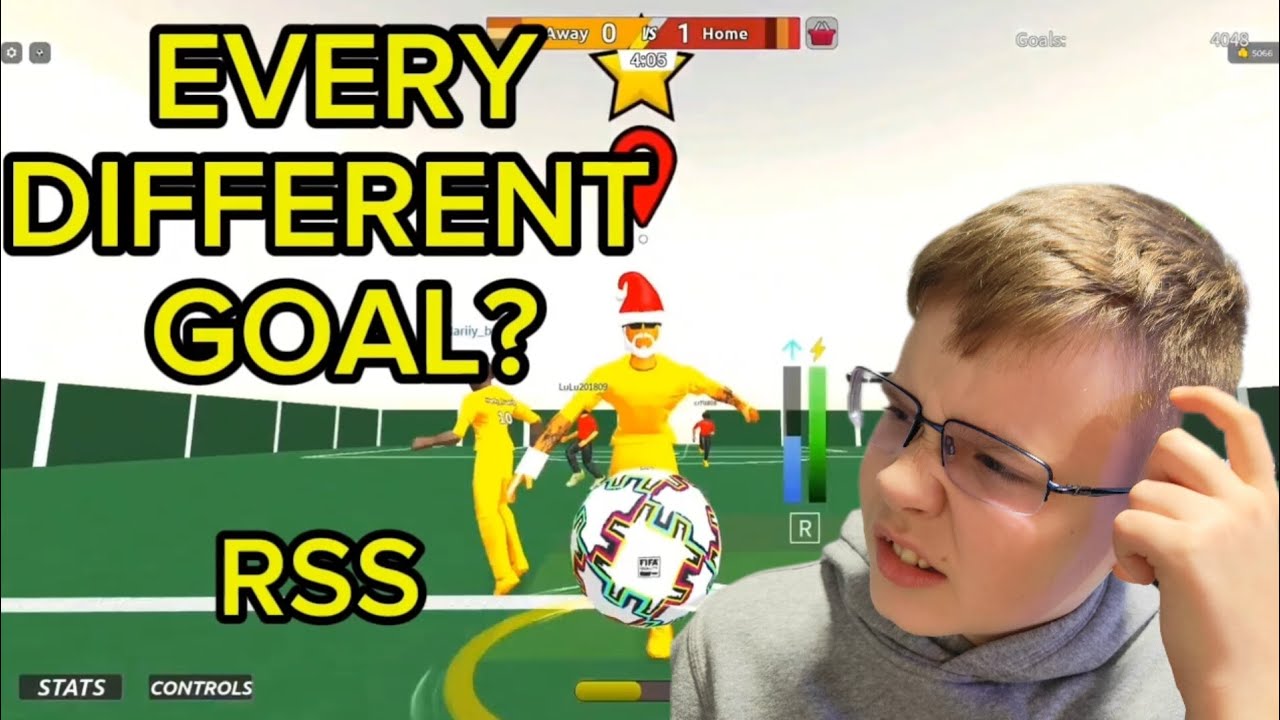 Реалистичный уличный футбол в ROBLOX: все разные голы? 