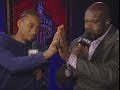 Kawhi leonard and shaquille oneal compare hands  funny moment  national basketball nation