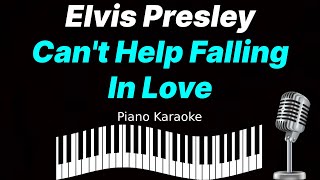 Elvis Presley - Can't Help Falling In Love (Piano Karaoke)