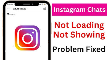 Instagram Chats Not Loading Problem | Instagram Chat Missing Problem |  Instagram Chats Disappear