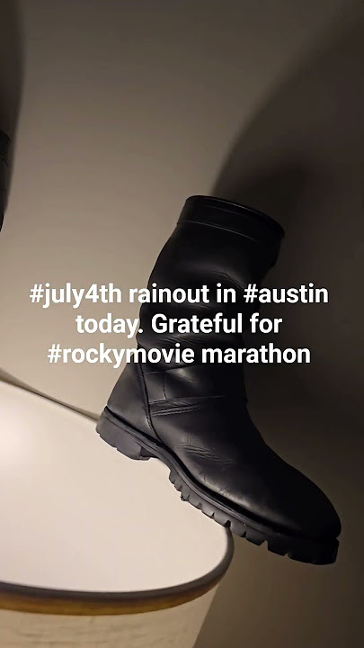#july4th rainout in #austin today. Grateful for #rockymovie marathon