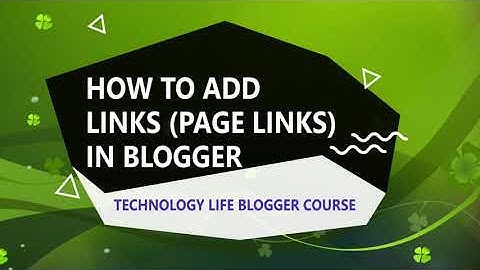 How to Add Page Tab Links & Organize Posts in Different Pages in Menu|Technology Life