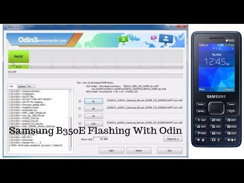 Samsung B350E Flashing With Odin and Unlock