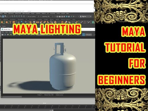 lighting basic 1 | maya lighting for beginner | maya lighting tutorial ...