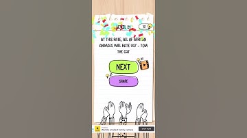 Brain Test 2 : Tricky Stories - Tom’s Adventure Level 21 Walkthrough