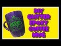 DIY Glitter Epoxy Coffee Mug