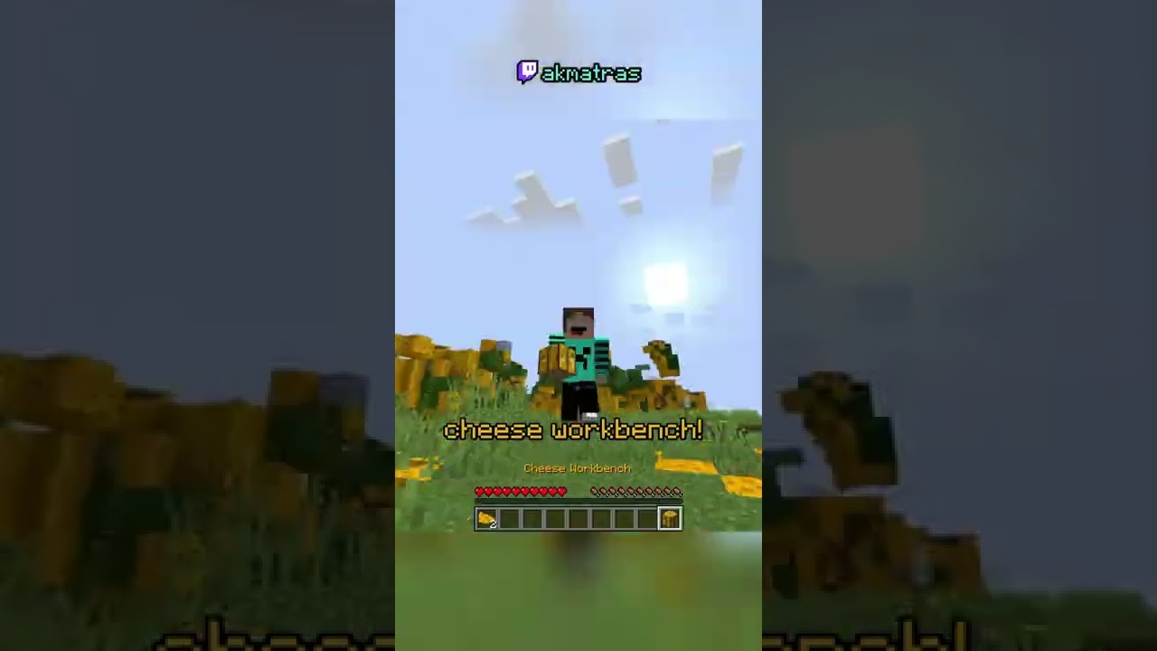 Minecraft, But The World Is Made Of CHEESE...