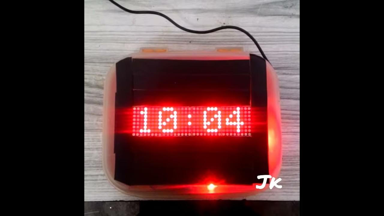Mini led clock YouTube