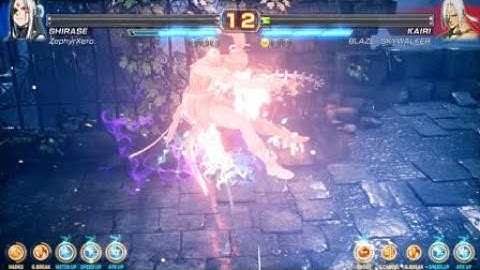 FIGHTING EX LAYER BETA (DEMO) KAIRI vs SHIRASE