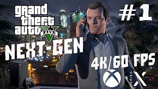 GTA 5 Remaster Прохождение на Русском 4K/60 FPS ➤ Grand Theft Auto V XSX Прохождение ➤   ГТА 5 ➤ #1