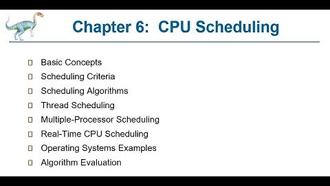 Chapter#6 || CPU Scheduling Part 1 || operating systems