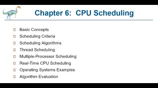 Chapter#6 || CPU Scheduling Part 1 || operating systems