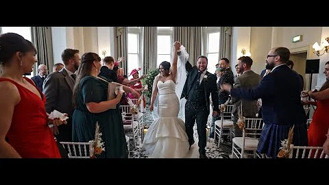 The Balmoral Hotel Edinburgh, wedding video - Samantha + Lewis wedding film trailer