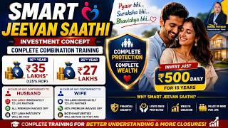 Husband-Wife Financial Security Plan | Smart Jeevan Saathi Combination Explained #couple #strategy