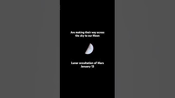 Lunar Occultation of Mars #moon #space #astrophotography #mars