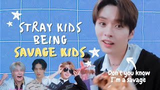 Stray Kids being Savage Kids for 8 minutes straight✨ Funny and savage moments