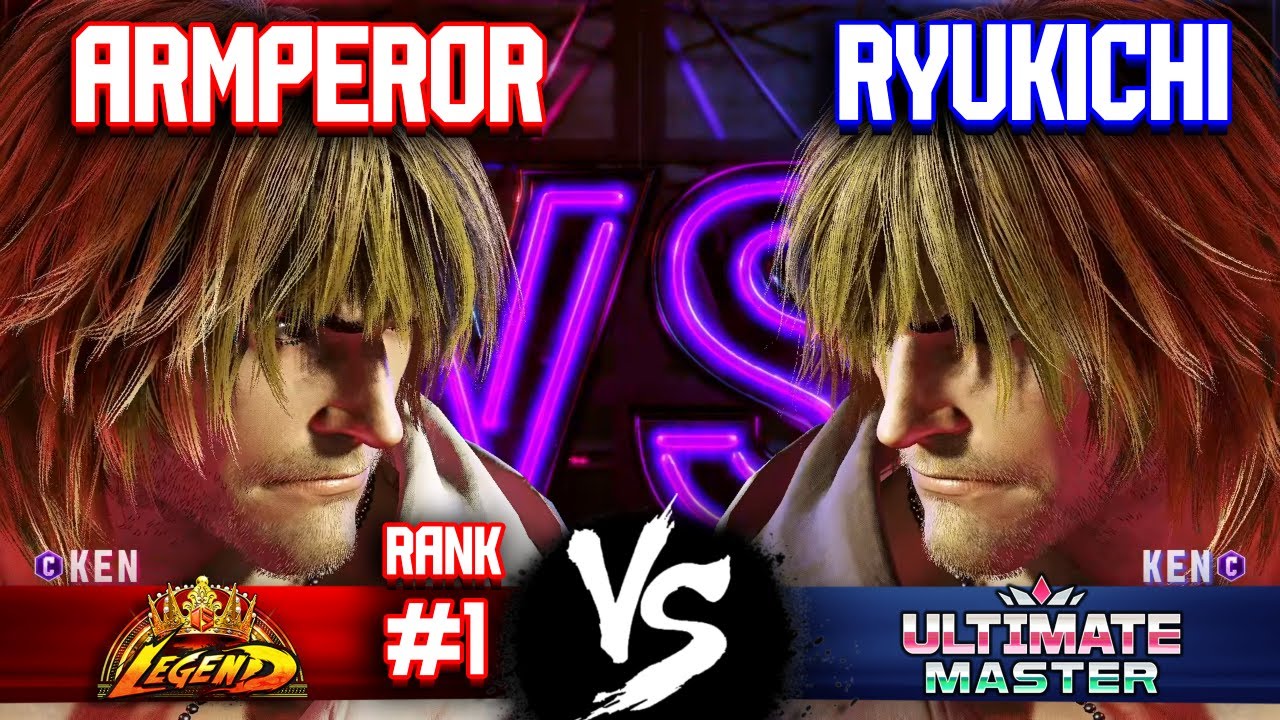 SF6 ▰ ARMPEROR (#1 Rank Ken) vs RYUKICHI (Ken) ▰ High Level Gameplay