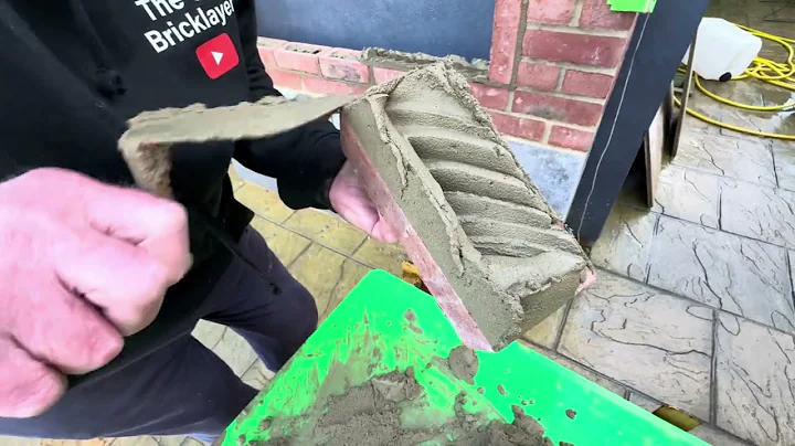 The old bricklayer and his apprentice laying bricks #Diy lessons