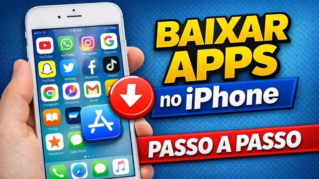 Como Baixar Aplicativos no iPhone (Passo a Passo) - YouTube