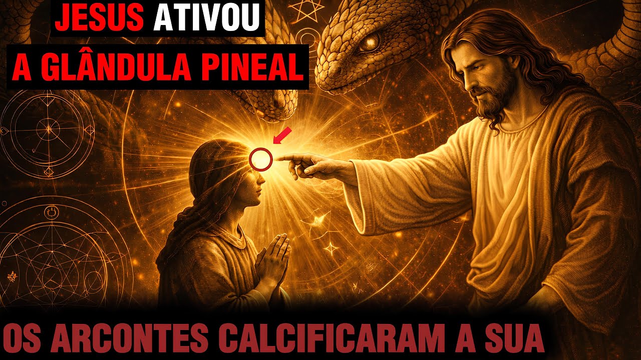 Jesus Ensinou os Escolhidos a Ativar a Glândula Pineal — Arcontes a Calcificaram (Ative Esta Noite)