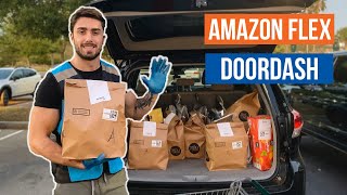 Karantina Dönemi Amerika'da Yemek Dağıtmak | Doordash & Amazon Flex