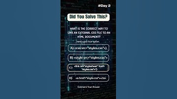 Day 2 / 100 days of Coding Quiz Challenge #100daysofCodingQuizChallenge