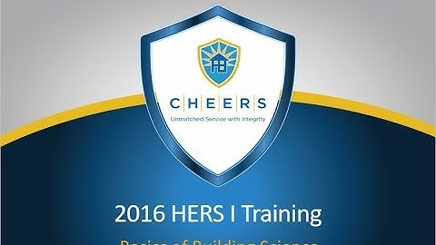 2016 HERS Rater Training - Title 24 Overview Part 1