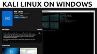 How to Install xfce4 WSL Kali Linux on Windows 10