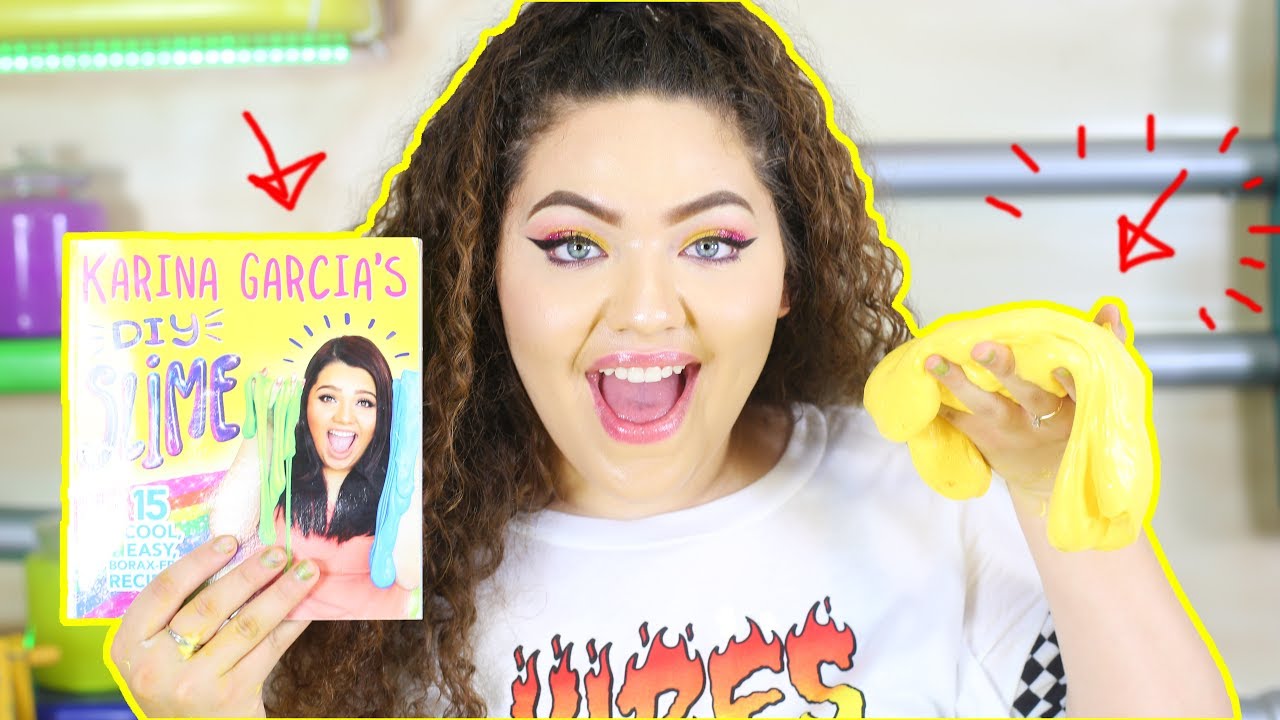 Testing Karina Garcia Book Slime Recipes Diaper Coffee Fluffy Slime