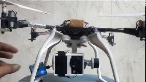 mjx x101 with gimbal  manual TILT control  & test fligh