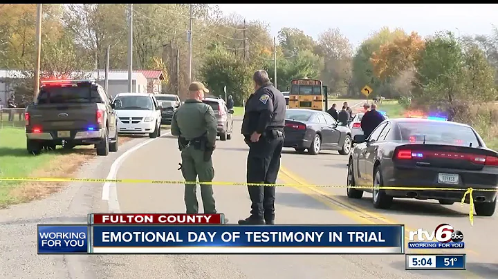 Emotional day of testimony in trial