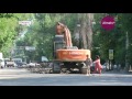 Демонтаж трамвайных путей на 18-ти перекрестках начался в Алматы (03.07.17)