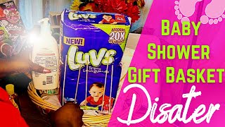 Baby Shower Gift Basket idea | Issa Girl! | 15 minute basket assembly!!!