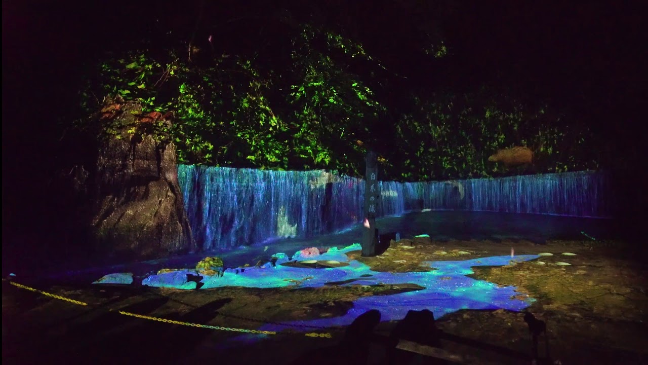 軽井沢白糸の滝ﾌﾟﾛｼﾞｪｸｼｮﾝﾏｯﾋﾟﾝｸﾞ2019