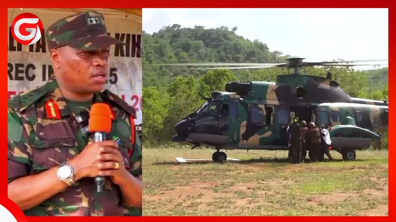 HELIKOPTA ya KIJESHI ILIVYOTUA KUBEBA WAGONJWA - MEJA JENERALI GAGUTI AFUNGUKA....