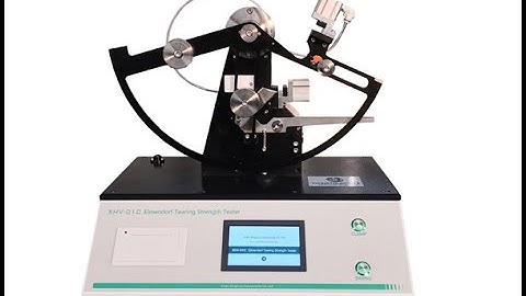 Elmendorf Tear Strength Tester for Paper, Film