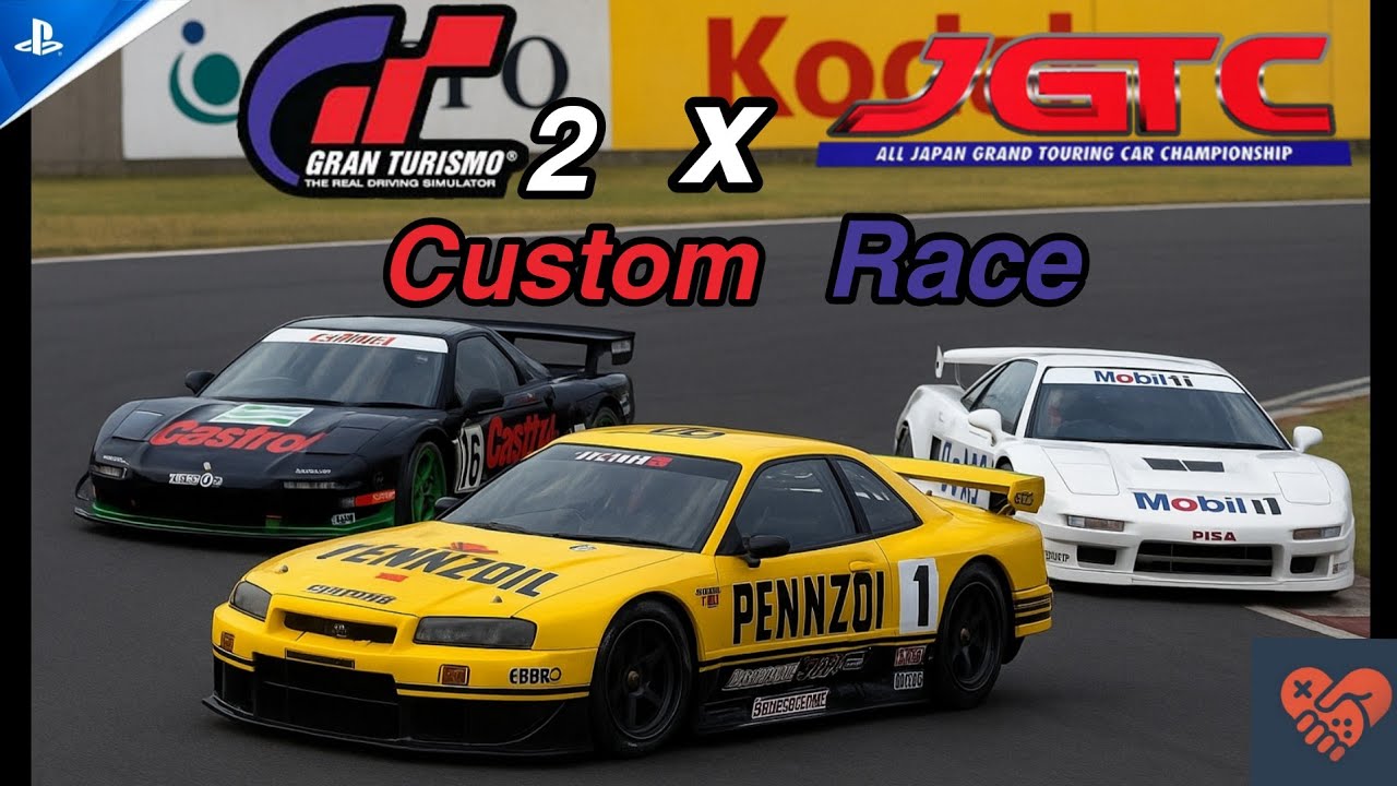 Gran Turismo 2 x JGTC GT500 Battle Round 2 Custom Race - YouTube