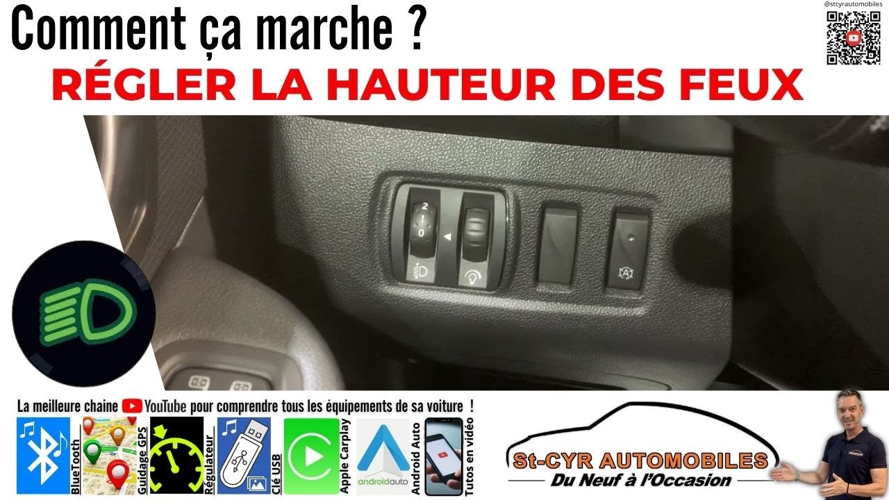 Comment régler la hauteur des feux de votre véhicule? YouTube