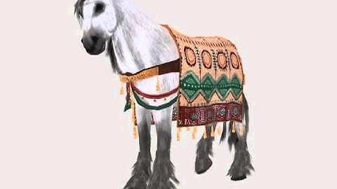 Animated and Rigged Horse 3dsMax