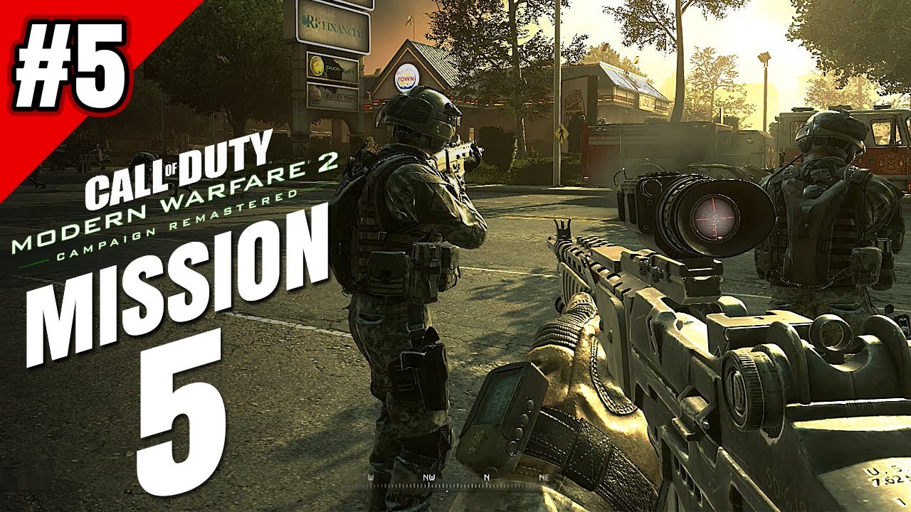 CALL OF DUTY MODERN WARFARE 2 REMASTERED Gameplay Walkthrough Part 5 ...