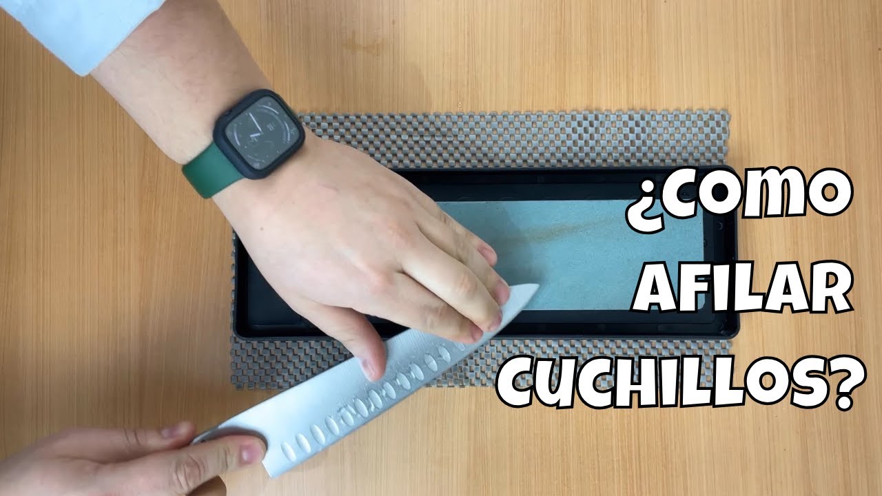 Cómo afilar un cuchillo - Materiales y métodos