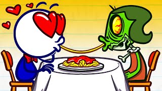Flirty Dancing | Pencilmation Cartoons! @official_pencilmationlive