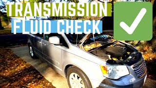 62TE Transmission Fluid Level Check MADE EASY!