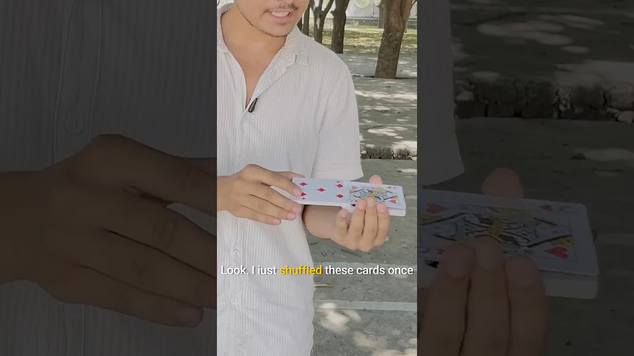 The Impossible Card Shuffle Challenge 😳