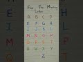 is abcd me missing a letter