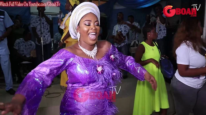 Bidemi Kosoko dance moves will melt your mind as her family, Celebs came out to dance with her